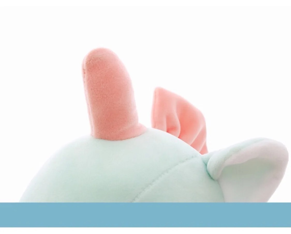 Thú nhồi bông kỳ lân hoạ tiết tim - Size 22cm - Màu ngẫu nhiên - Quà tặng gấu bông ngựa kỳ lân Unicorn đáng yêu.