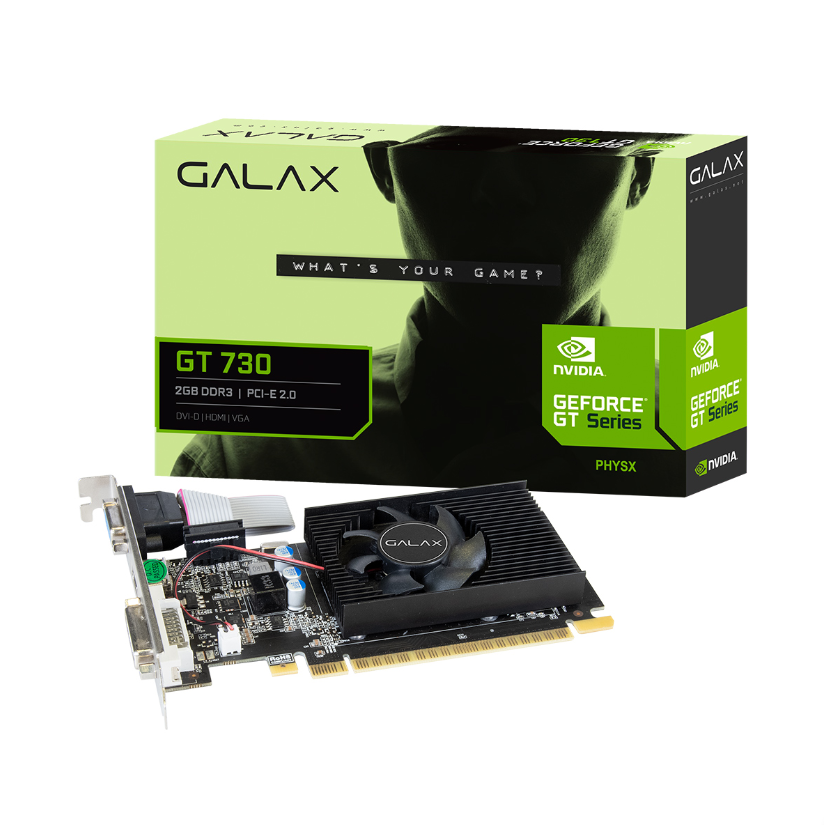 Card Màn Hình Galax GeForce GT 730 4GB DDR3 ( 73GQF8HX00HD ) - Hàng Chính Hãng