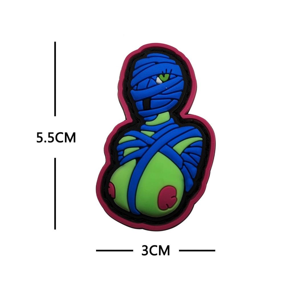 Patch_miếng dán PVC velcro Zombie mẹ xác ướp