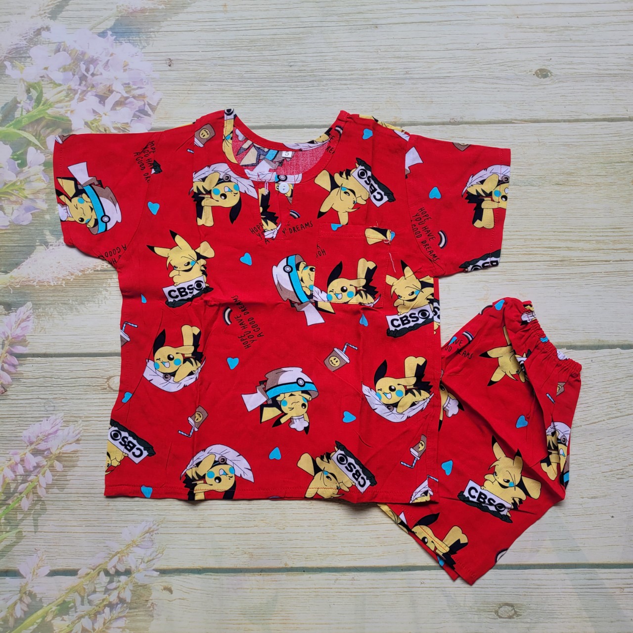Đồ bộ tole lanh bé trai size 2 . 5 bộ giá sỉ