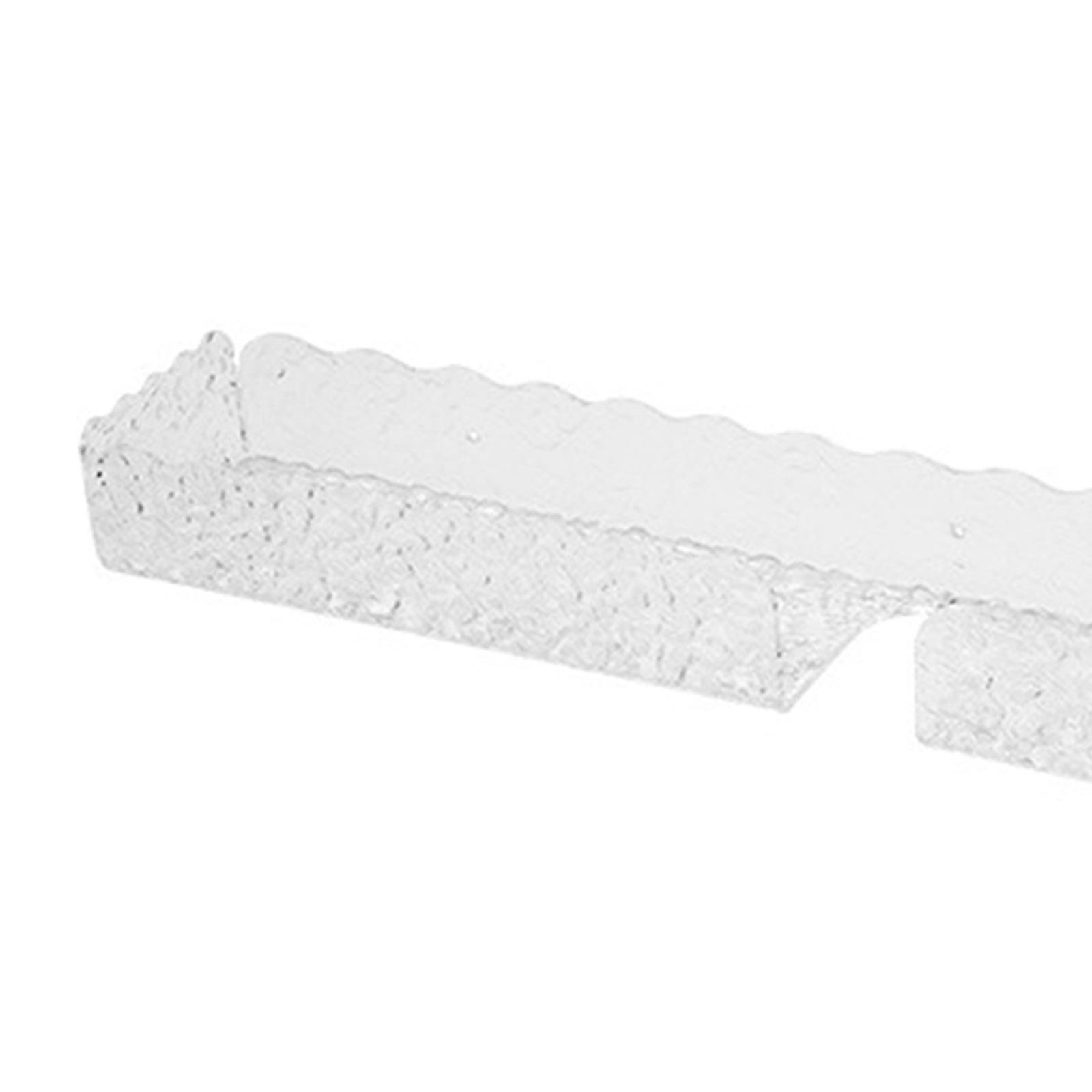 Shower Rack RV Dorm Living Shampoo Cosmetic Holder Acrylic Shower Shelf