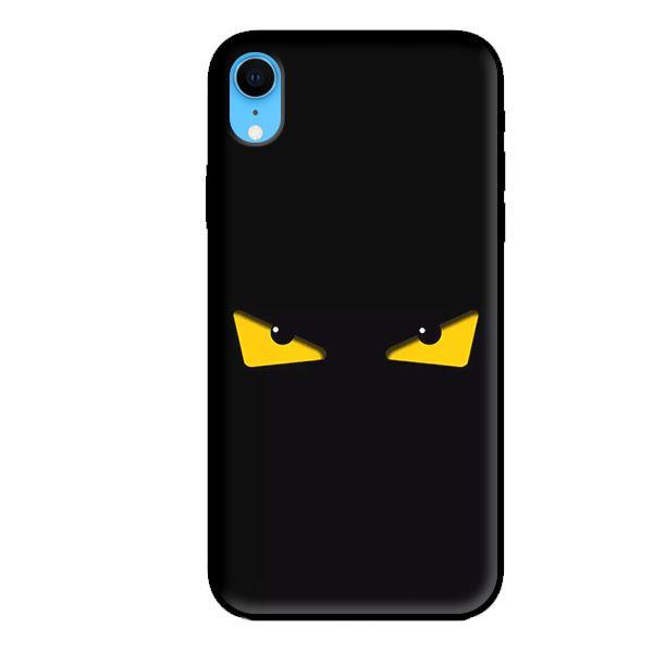 Ốp lưng cho iPhone XR Mắt Vàng Nền Đen - Hàng chính hãng