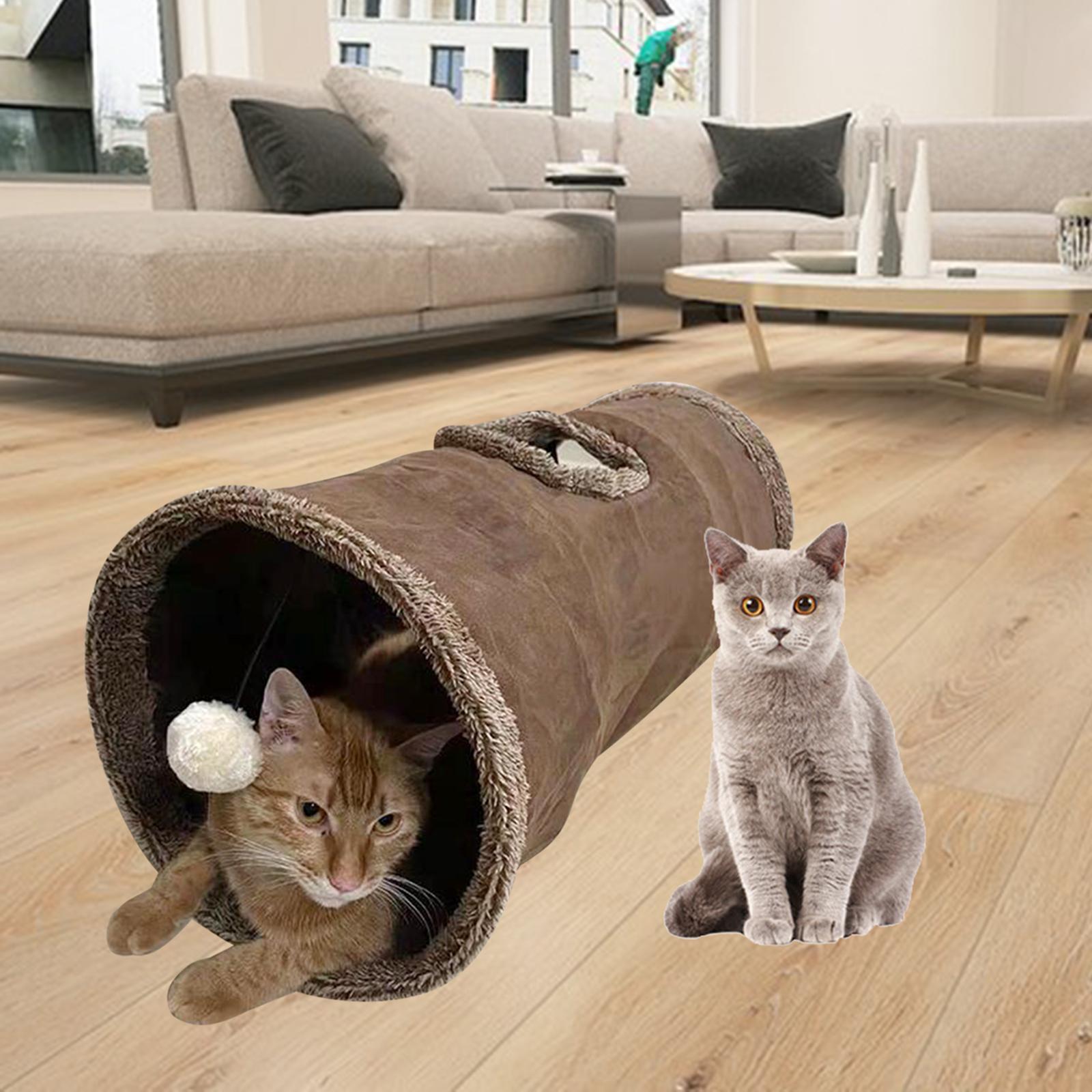 Cat Tunnel Interactive Tube Foldable Pet Dogs for Kitten Toys