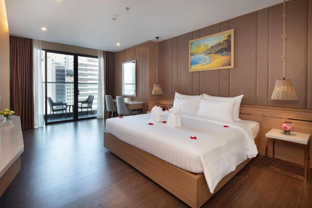 Combo 4N3D KS Virgo Hotel Nha Trang: VMB khứ hồi Hà Nội - Nha Trang + Phòng Tiêu Chuẩn + Ăn sáng