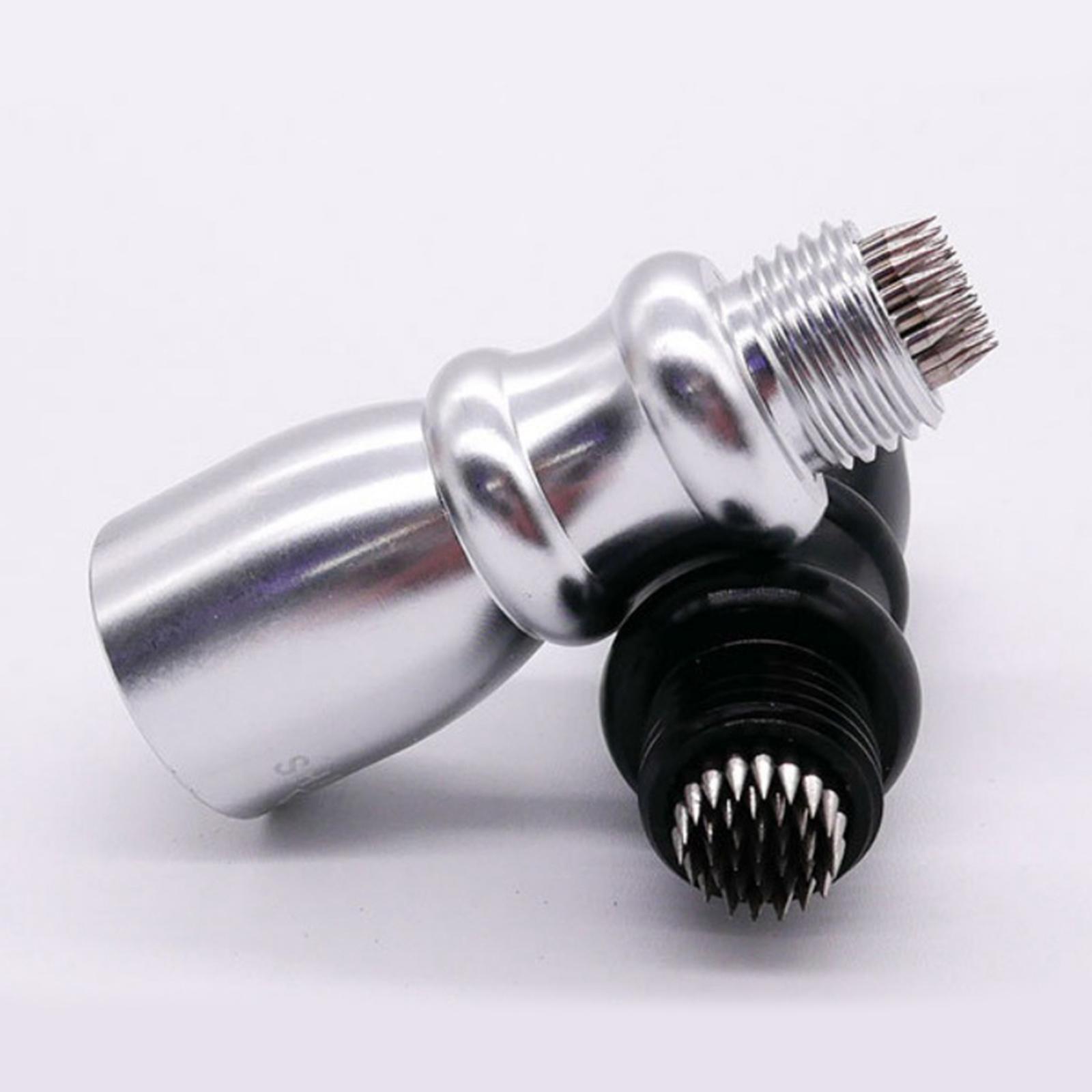 5xAluminum Alloy Billiards Bowtie 3 in 1 Pool Cue Tip Tools Silver