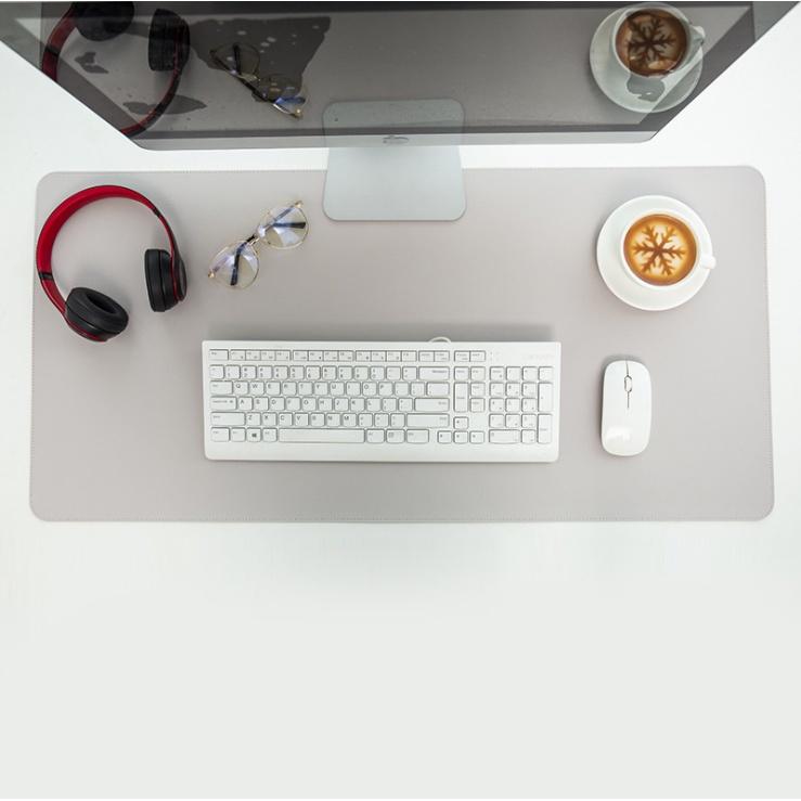 Miếng Lót Bàn Làm Việc DeskPad Da Size Lớn 120x50, 100x50 Kiêm Miếng Lót Chuột Máy Tính Cỡ Lớn Chống Nước Cao Cấp