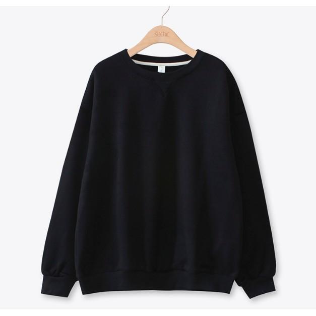 Áo Sweater Unisex Hàn Quốc form rộng chất xịn mặc thoáng mát