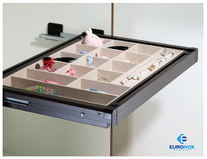 Giá để đồ trang điểm màu cà phê Coffee-coloured Makeup Organizer