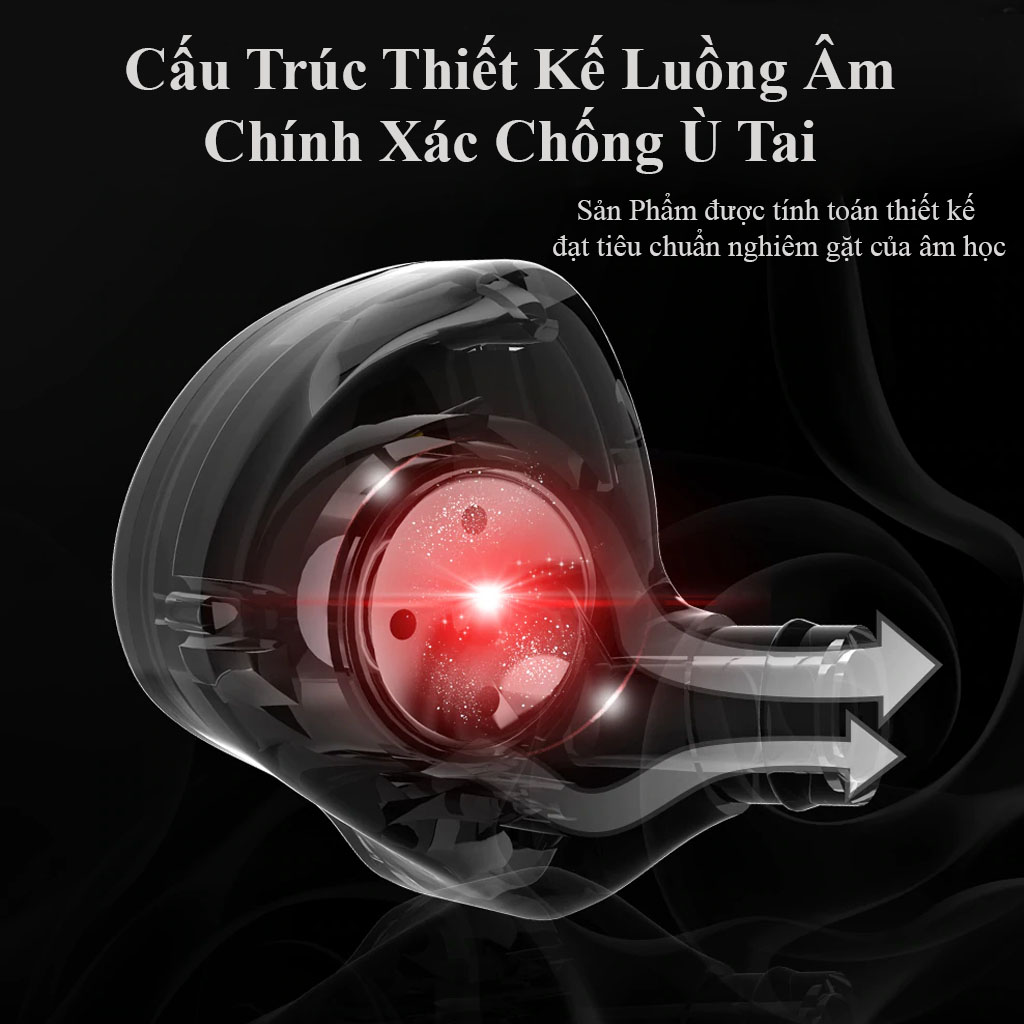 Tai Nghe Nhét Tai QKZ-AK6 Bass Siêu Khủng Âm Thanh Cực Đỉnh Chống Ồn Có Mic Đàm Thoại - Hàng Nhập Khẩu