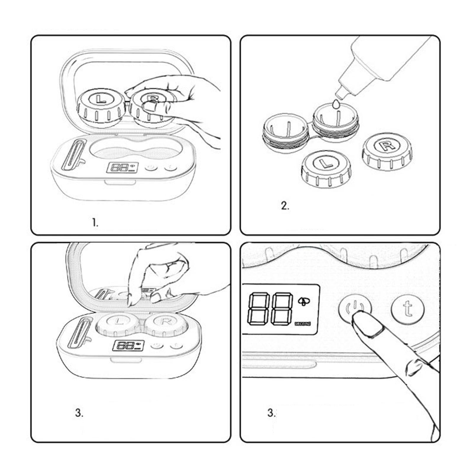 LED Display   Cleaner USB Charging -White Professional