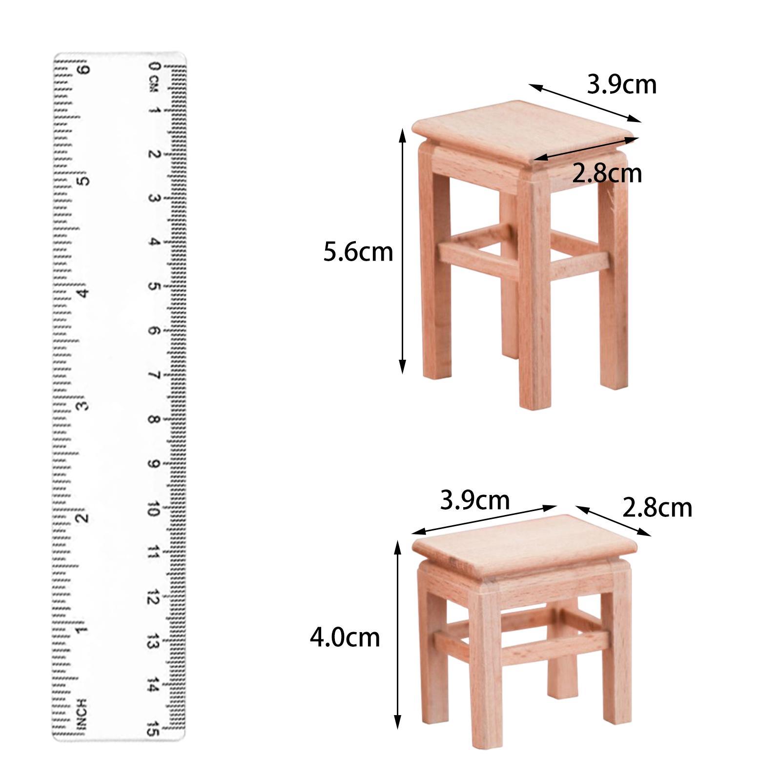 1/12 Scale Furniture Model for Dollhouse Micro Landscape DIY Accessory High