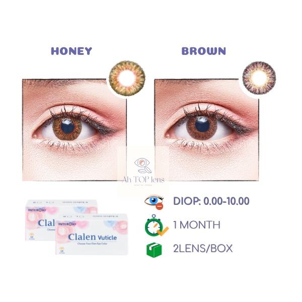 Lens màu nâu Clalen Vuticle cho đôi mắt tự nhiên và rạng rỡ