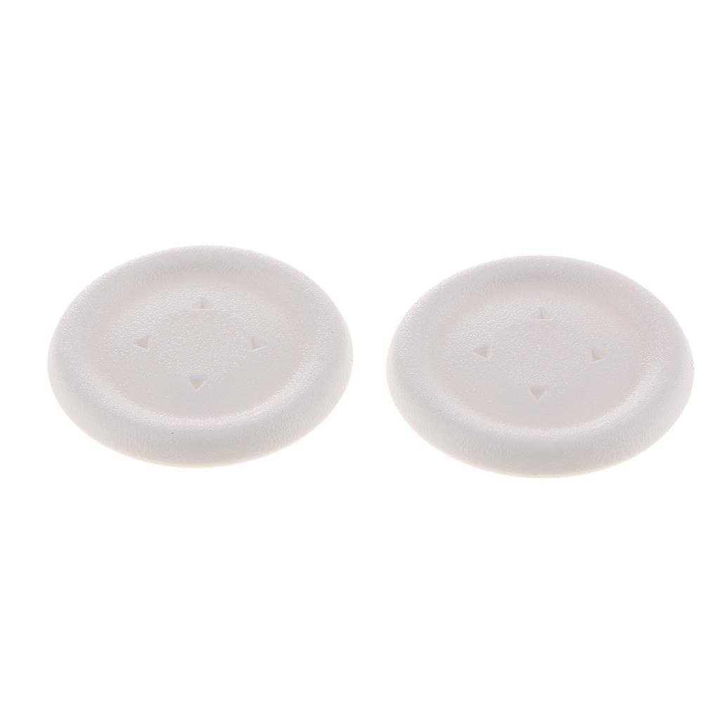 1 Pair Round D-pad Direction Cross Key Cap Buttons for Microsoft One Controller - White
