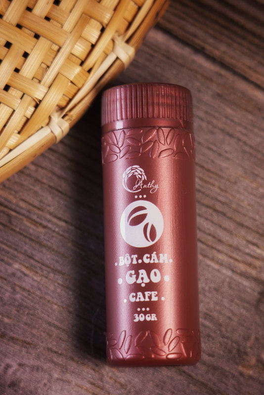 Bột Cám Gạo Cafe 150g + Bột Cám Gạo Cafe Mini 30g - AnThy Organic