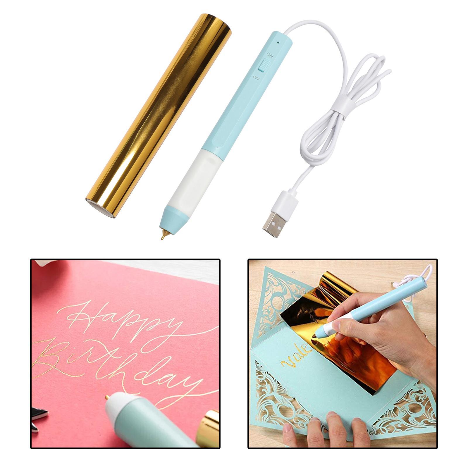 Pen with USB Cable , Bronzing Pen 1.5mm Starter Kits for Handwriting