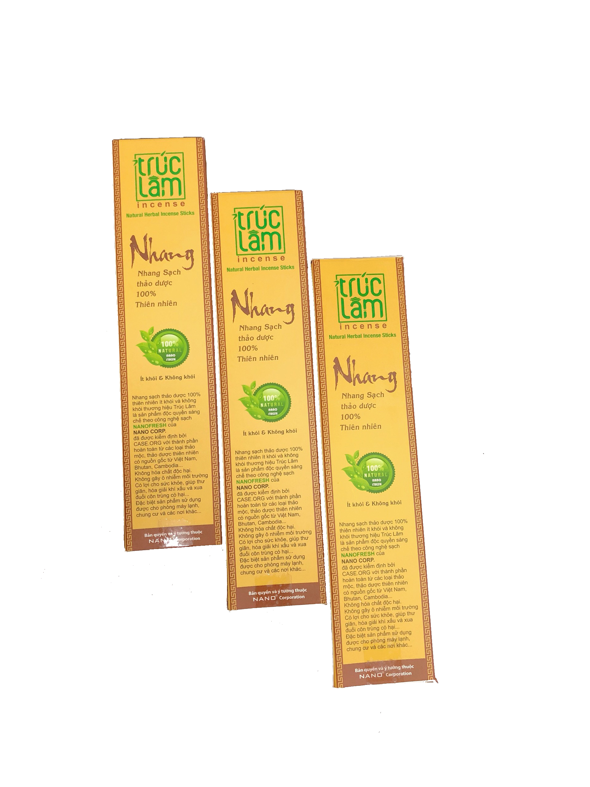 NHANG SẠCH THẢO DƯỢC TRÚC LÂM CÓ HOẠT TÍNH NANO