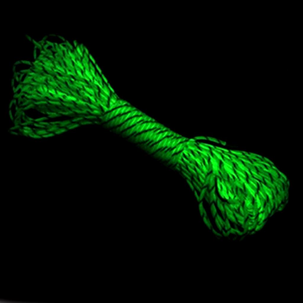 100FT 9 Core Strand Luminous Paracord Parachute Cord Reflective Rope