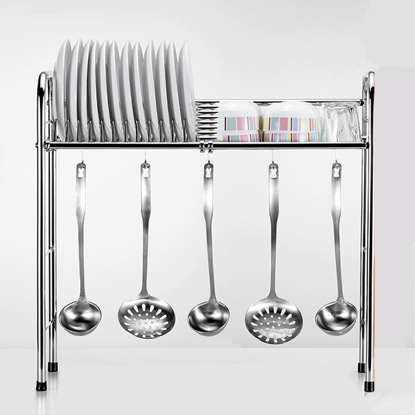 KỆ ĐỂ CHÉN BÁT ĐĨA INOX RE0386