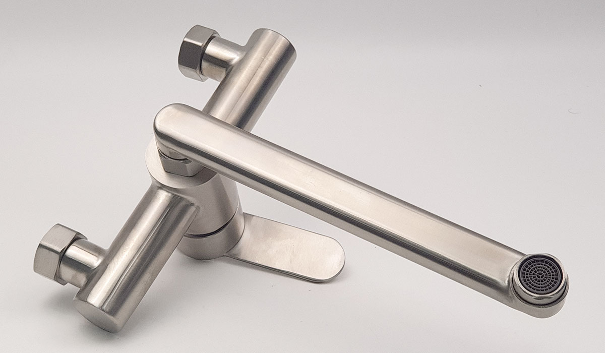 Vòi rửa chén nóng lạnh âm tường Inox SUS 304 Eurolife EL-T019AT