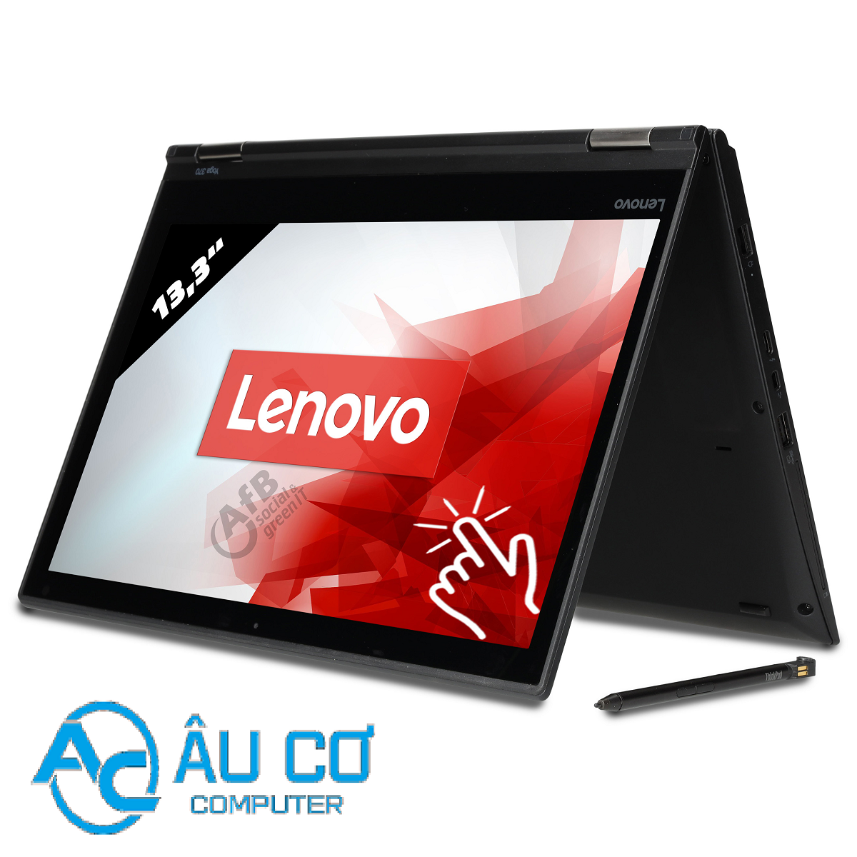 Laptop Cảm Ứng Lenovo ThinkPad Yoga 370 Intel Core i5-7300U, 8GB DDR4 RAM, 256GB SSD - 13.3&quot; - Black - HÀNG CHÍNH HÃNG