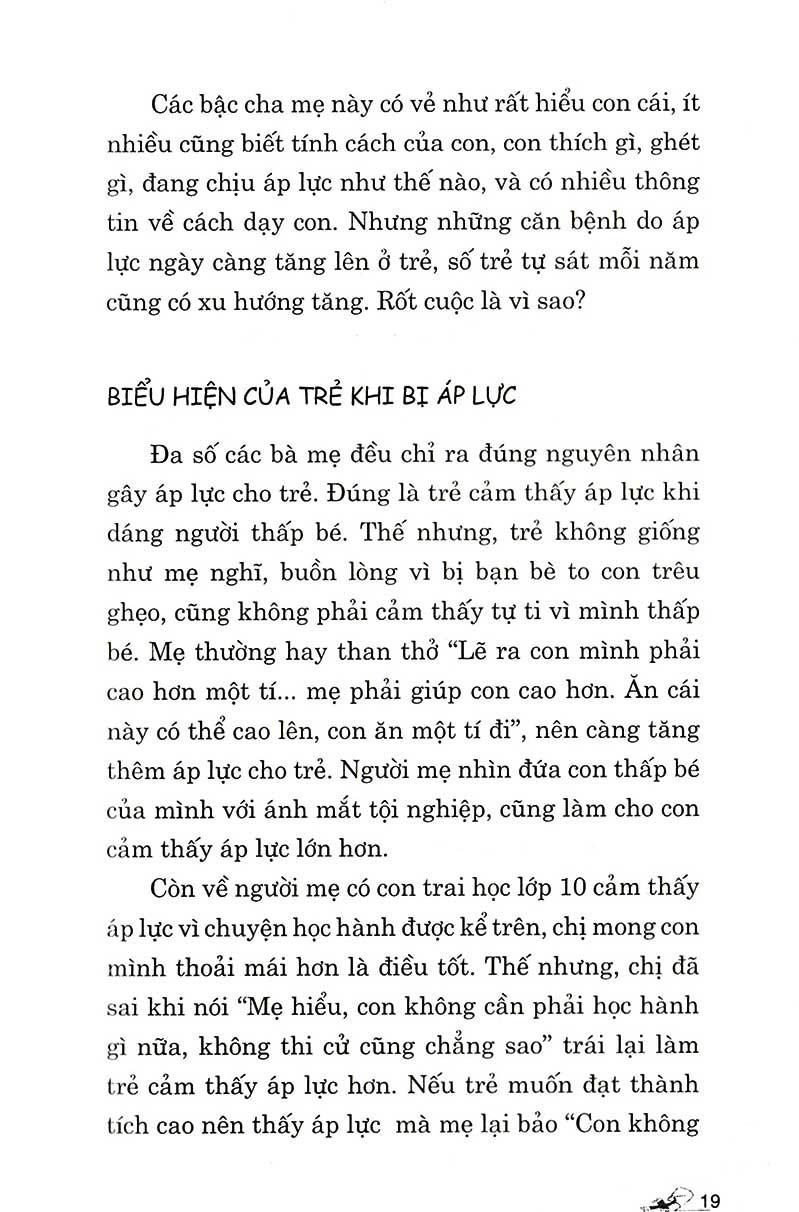 Áp Lực Của Trẻ