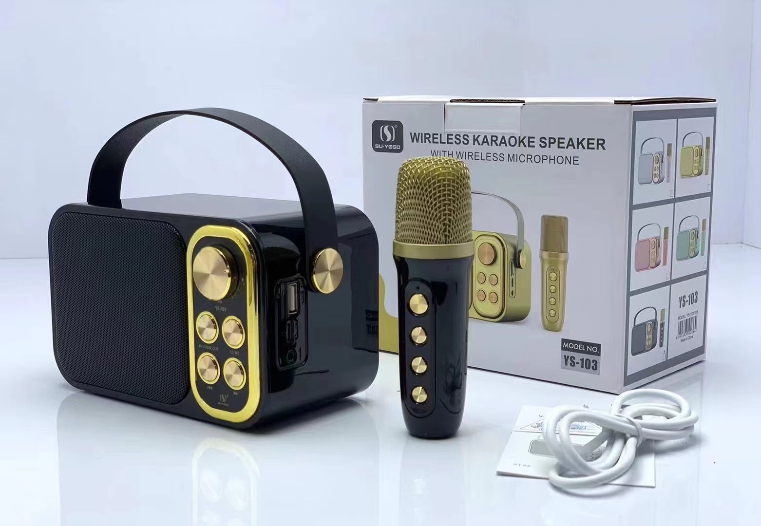 Loa Karaoke Bluetooth YS-104 Kèm 1 Micro Không Dây ( Hàng Chính Hãng )