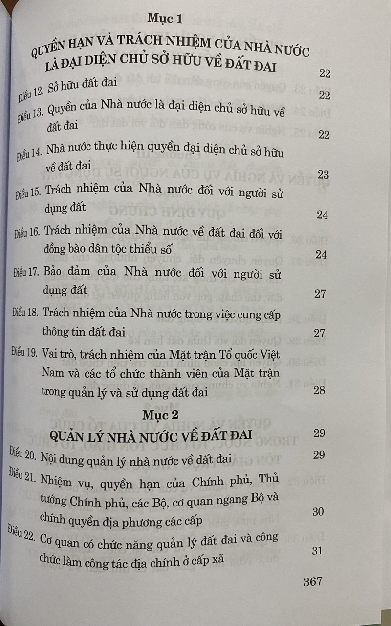 Luật Đất Đai ( Hiện Hành) ( Sửa đổi, bổ sung năm 2024 )