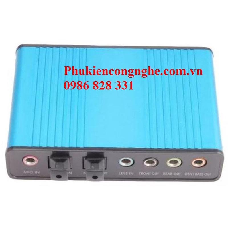 Card Sound box 5.1 điều khiển âm thanh cổng USB