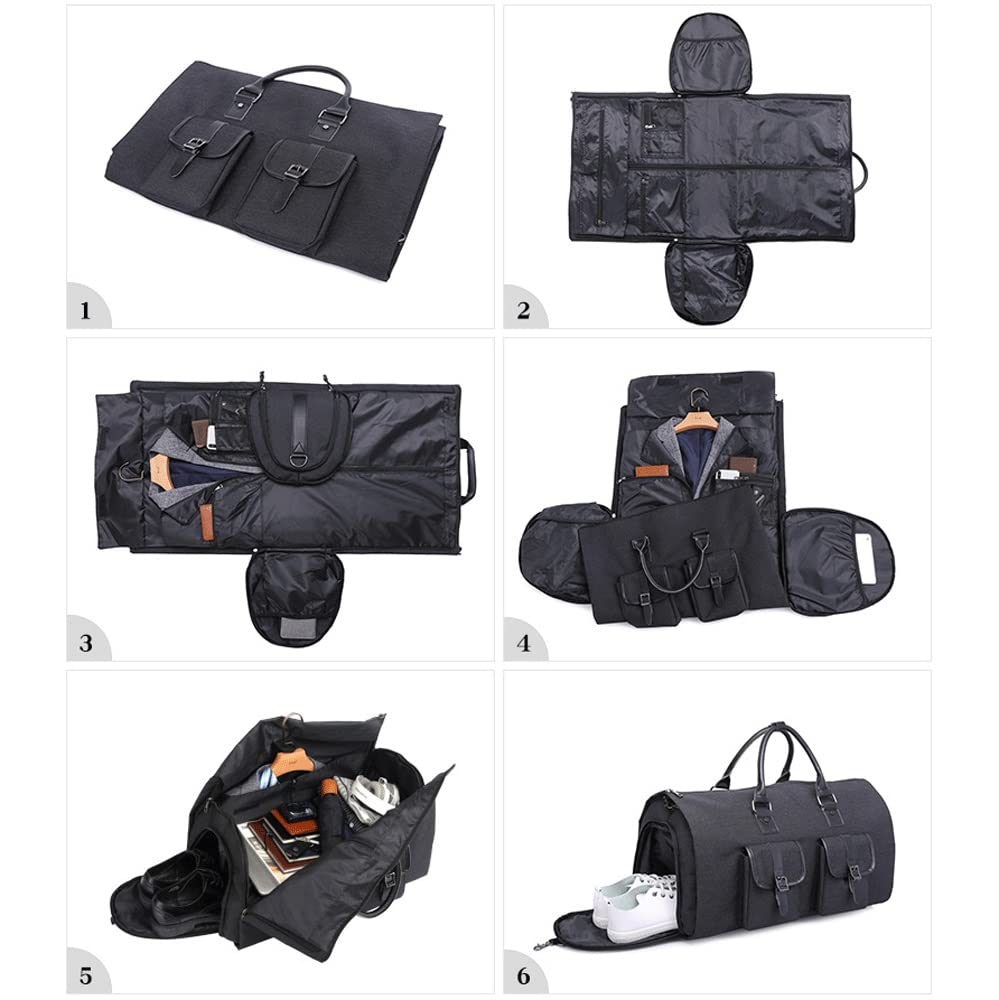 Túi Du lịch Quai Xách Đeo Vai 2 trong 1  Đựng Vest Áo Công Tác 55L Travel Bags