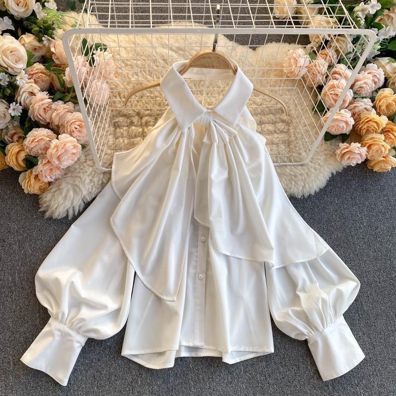 ÁO SƠ MI HỞ VAI ẢNH THẬT