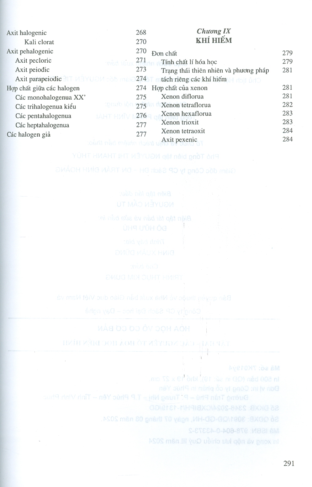 Hoá Học Vô Cơ Cơ Bản, Tập 2 - Các Nguyên Tố Hoá Học (Tái bản 2024) - Hoàng Nhâm - ảnh 8