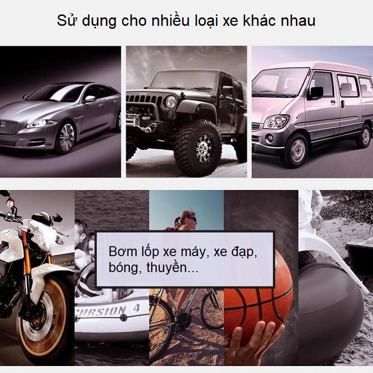 Máy bơm lốp xe ô tô di động A03 đồng hồ điện tử