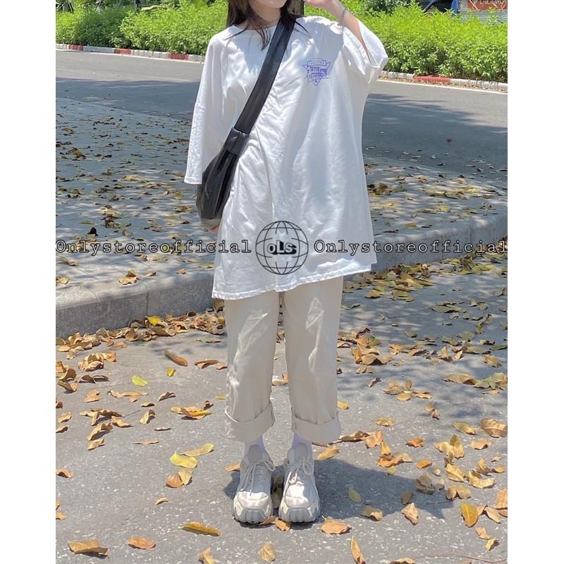 Set áo oversize+quần ống rộng