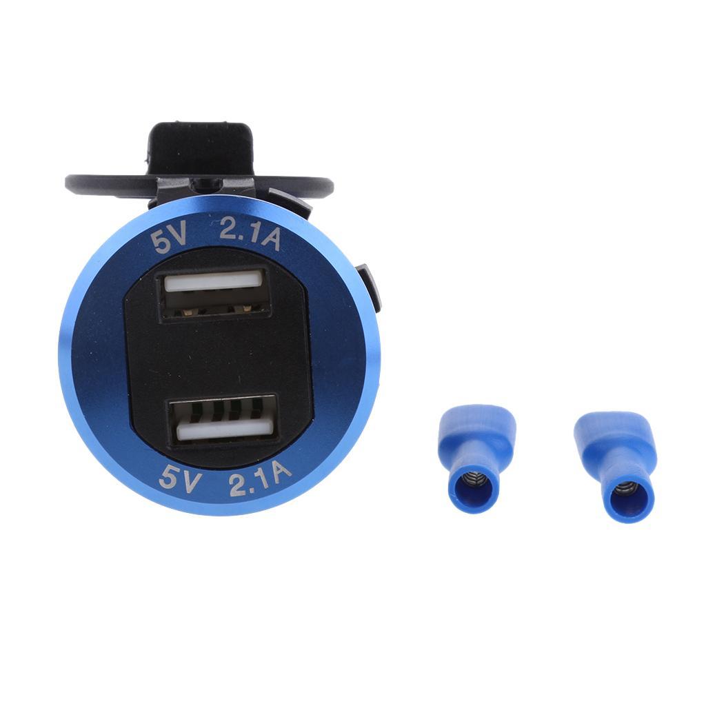 Universal Portable Fast Dual USB Car Charger for Mobile Phone New