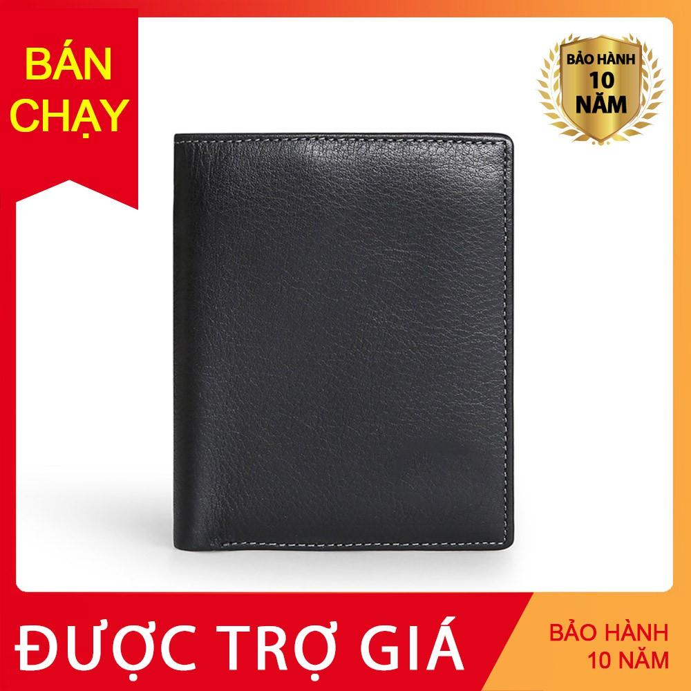 Ví Da Nam, Bóp Da Nam LA PELLE Da Bò Thật 100% Kiểu Dáng Ví Đứng Thời Trang - Bảo Hành 10 Năm