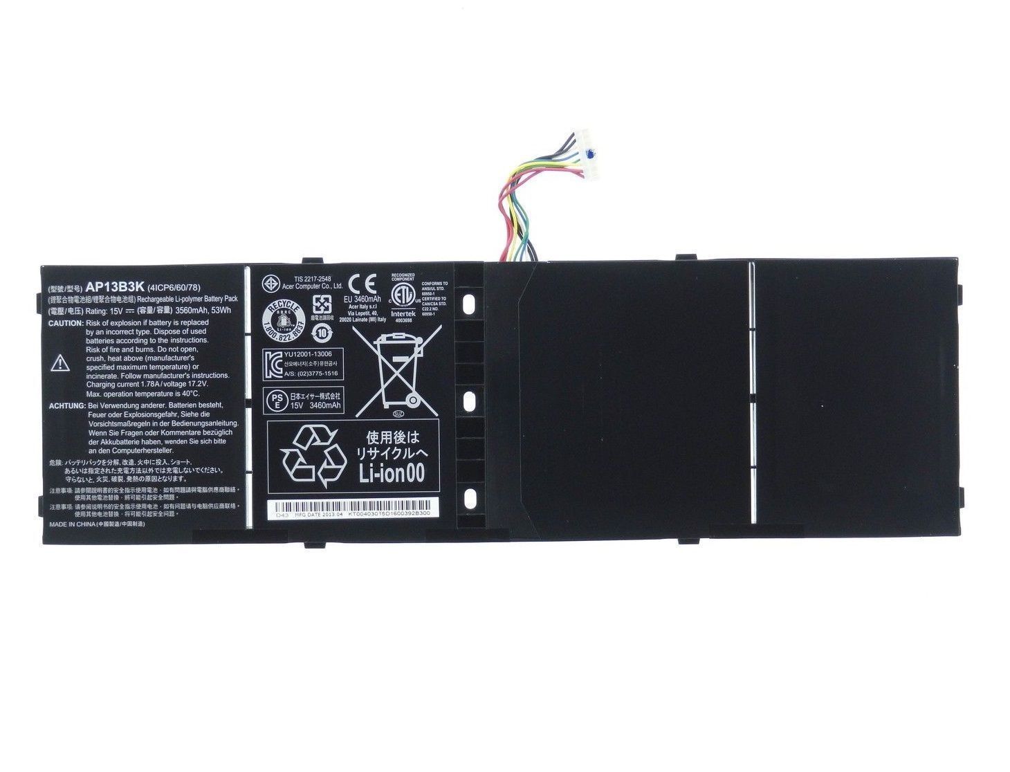 Pin dành cho Acer Chromebook CB3-531 CB5-571 CB3-111 C810 C910 AC14B3K AC14B18J