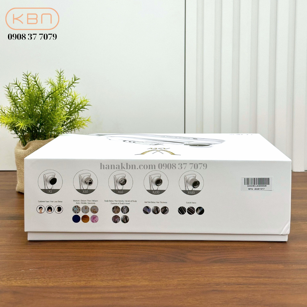 Máy phân tích da ASW - 200 thương hiệu Aramhuvis có thể soi da liễu và da đầu