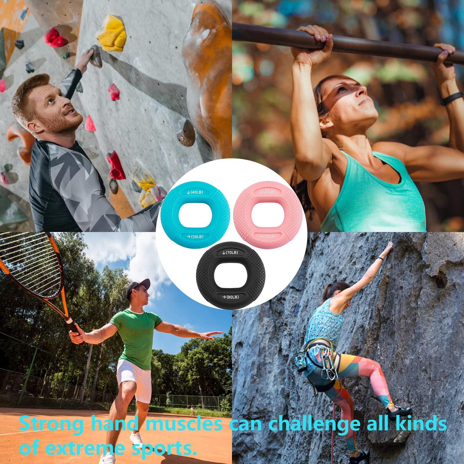 Bộ khuếch đại xử lý vòng silicon ba phần và huấn luyện viên tìm kiếm bằng tay để huấn luyện tay cầm ngón tay, tập thể dục, đào tạo thể thao