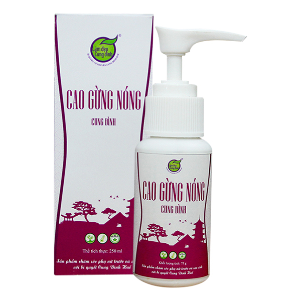 Cao Gừng Nóng Tan Mỡ Làm Đẹp Cung Đình (75g)