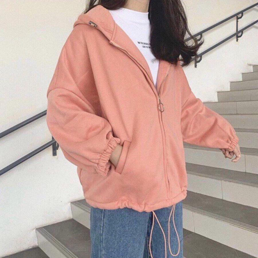 ÁO HOODIE - ÁO KHOÁC NỈ NGOẠI Form Dơi Lửng