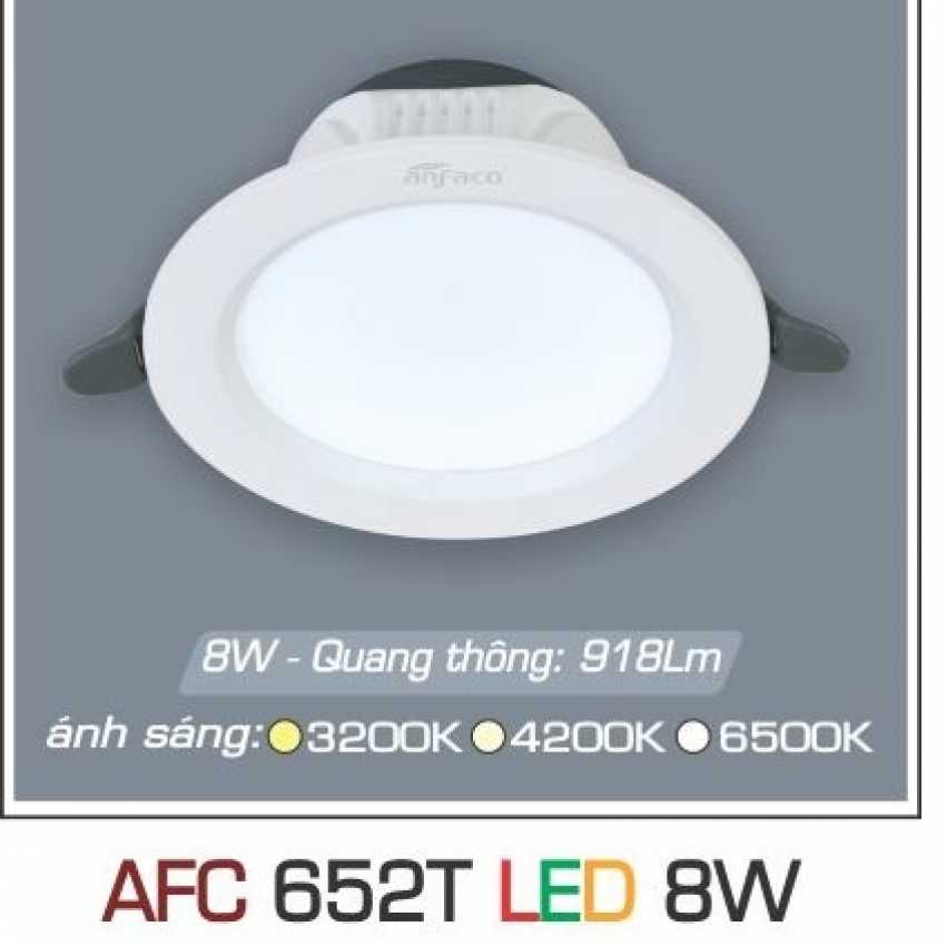 Đèn LED âm trần downlight Anfaco AFC 652T - Hàng chính hãng