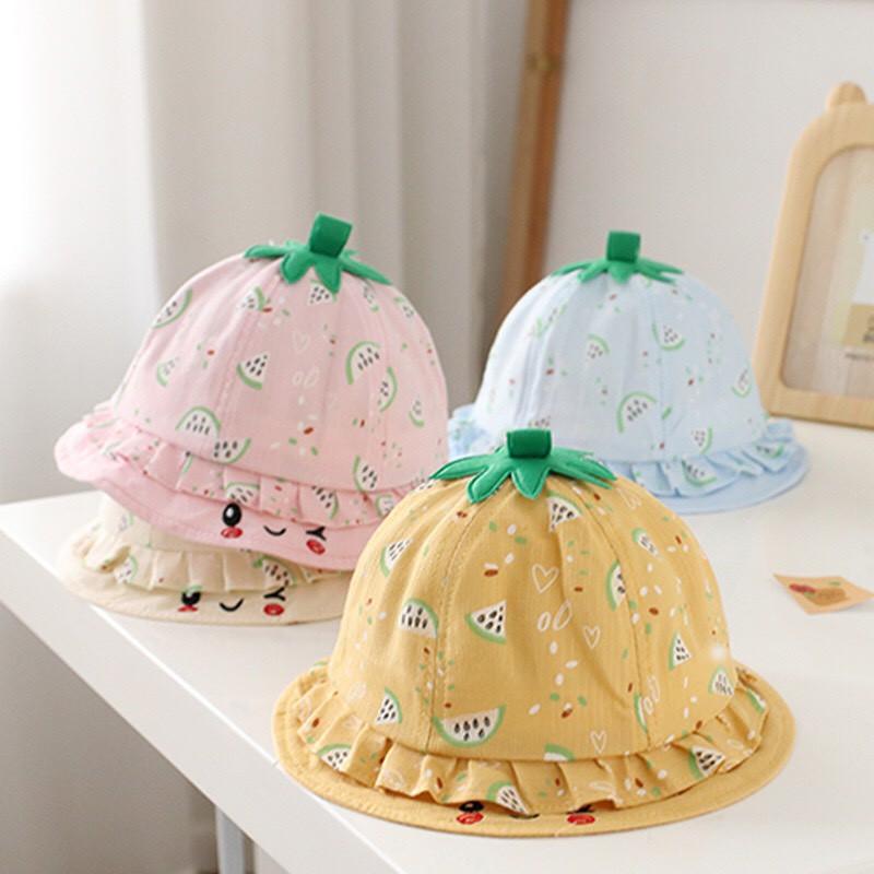 Mũ nón họa tiết đáng yêu chất liệu cotton (Size 1-3 tuổi)