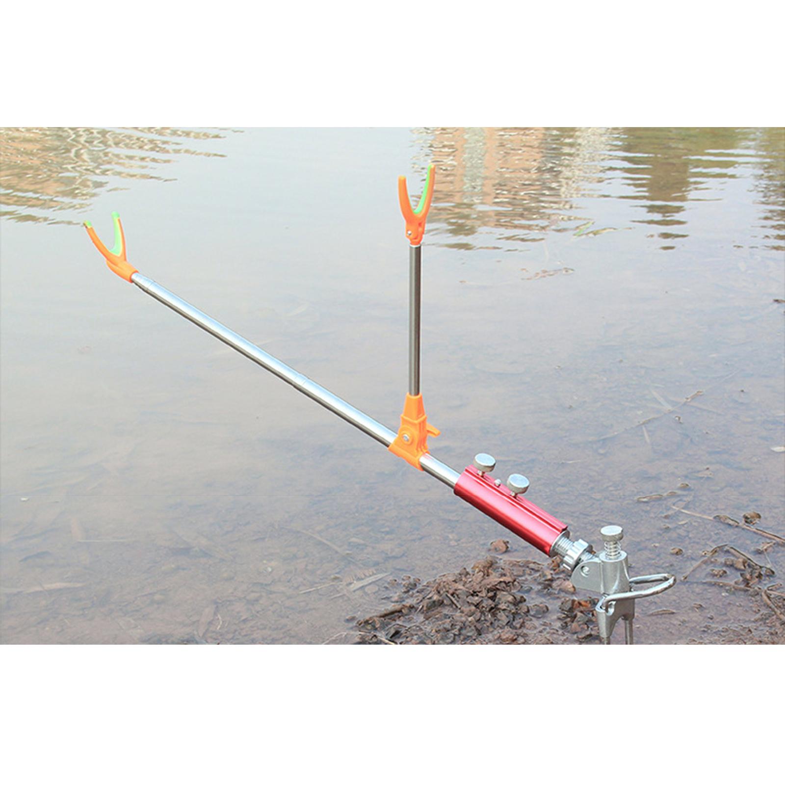 Ground Fishing Rod Holder Stand Adjustable Fish Rods Support