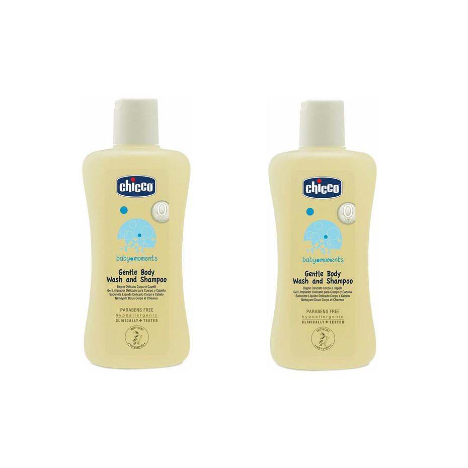 Sữa tắm gội chiết xuất Yến mạch 0M+ Chicco cho bé 200ml