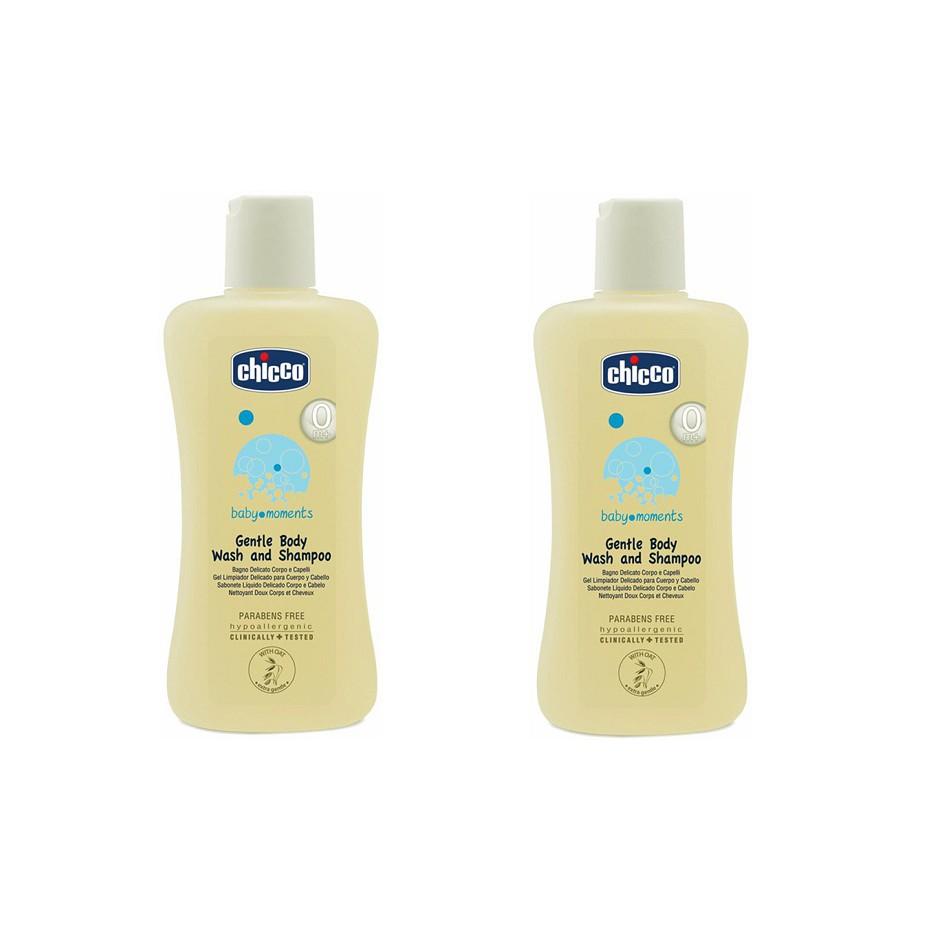 Sữa tắm gội chiết xuất Yến mạch 0M+ Chicco cho bé 200ml (MP-626)