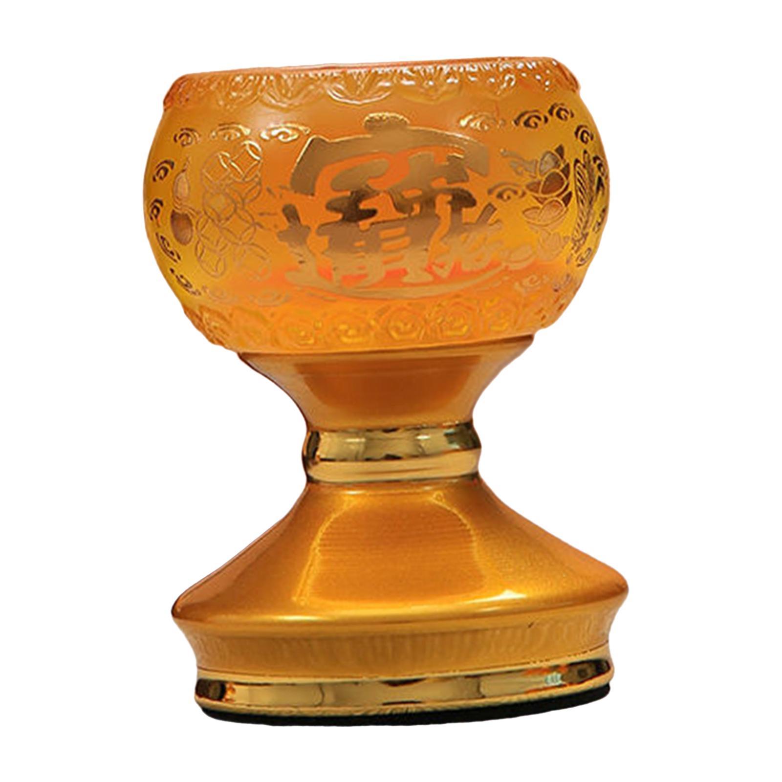 Ghee Lamp Holder Candle Holder Butter Lamp Holder for Bedroom Home Ornament