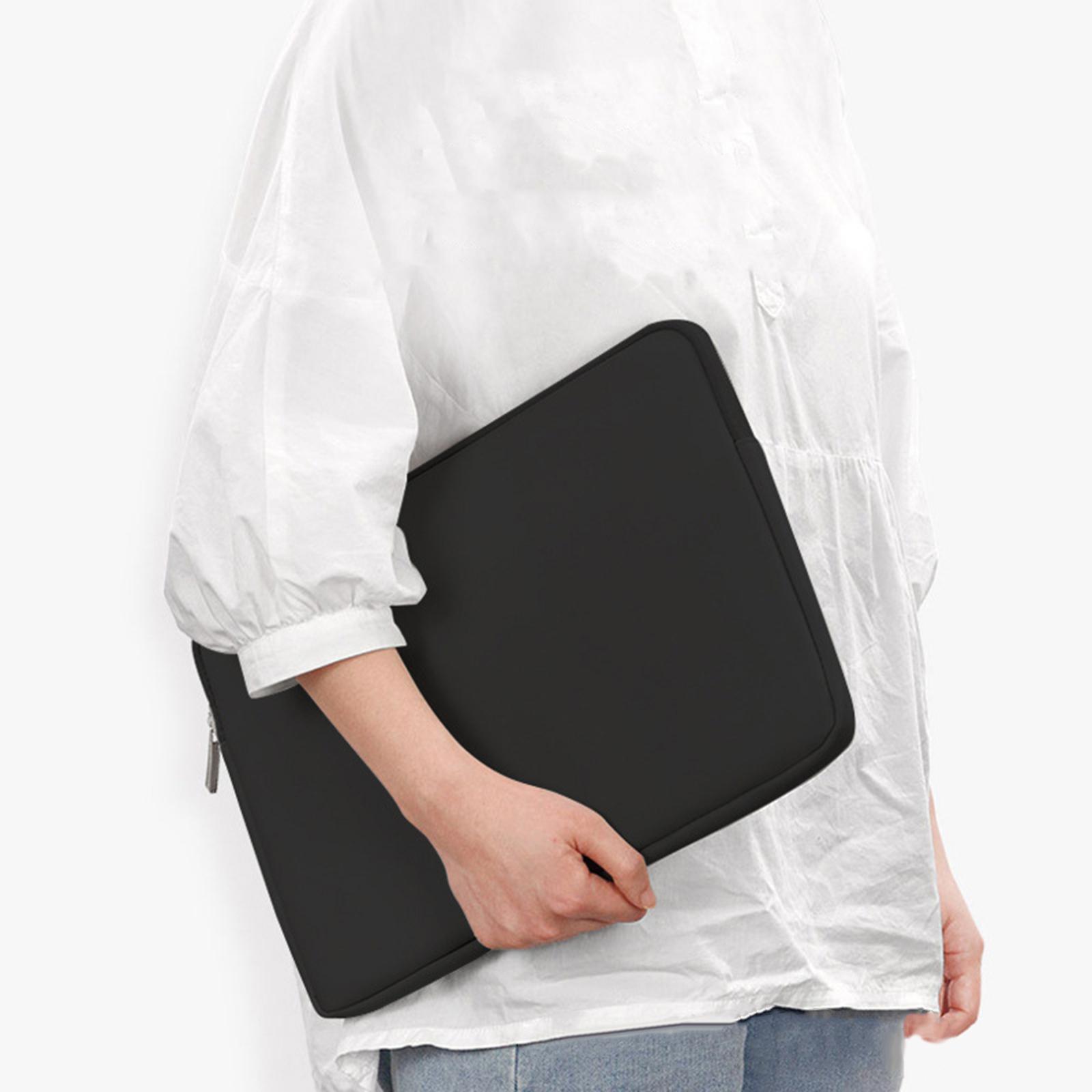 Soft Laptop Bag Computer Screen case Computer Travel Storage Bag black 14inch