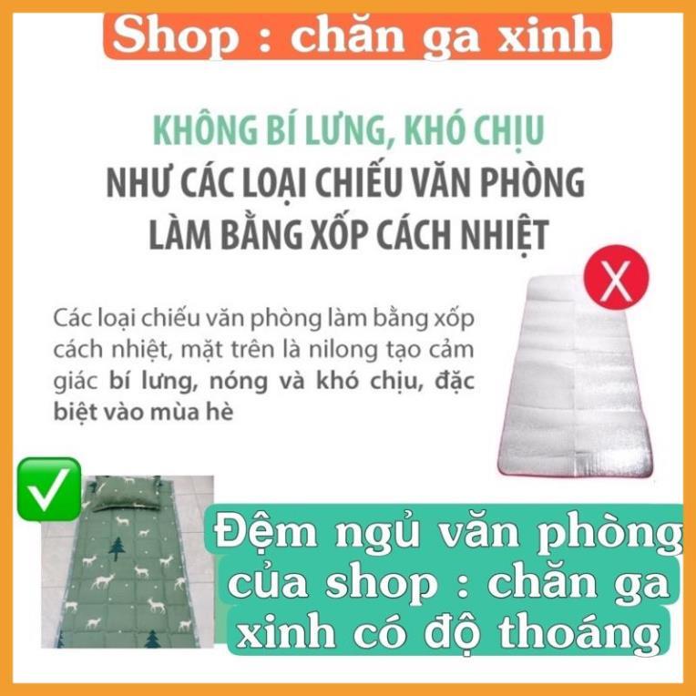 Hàng Auth- Nệm ngủ văn phòng ,Đệm du lịch tiện lợi size 90x190cm gấp gọn tiện lợi đa năng