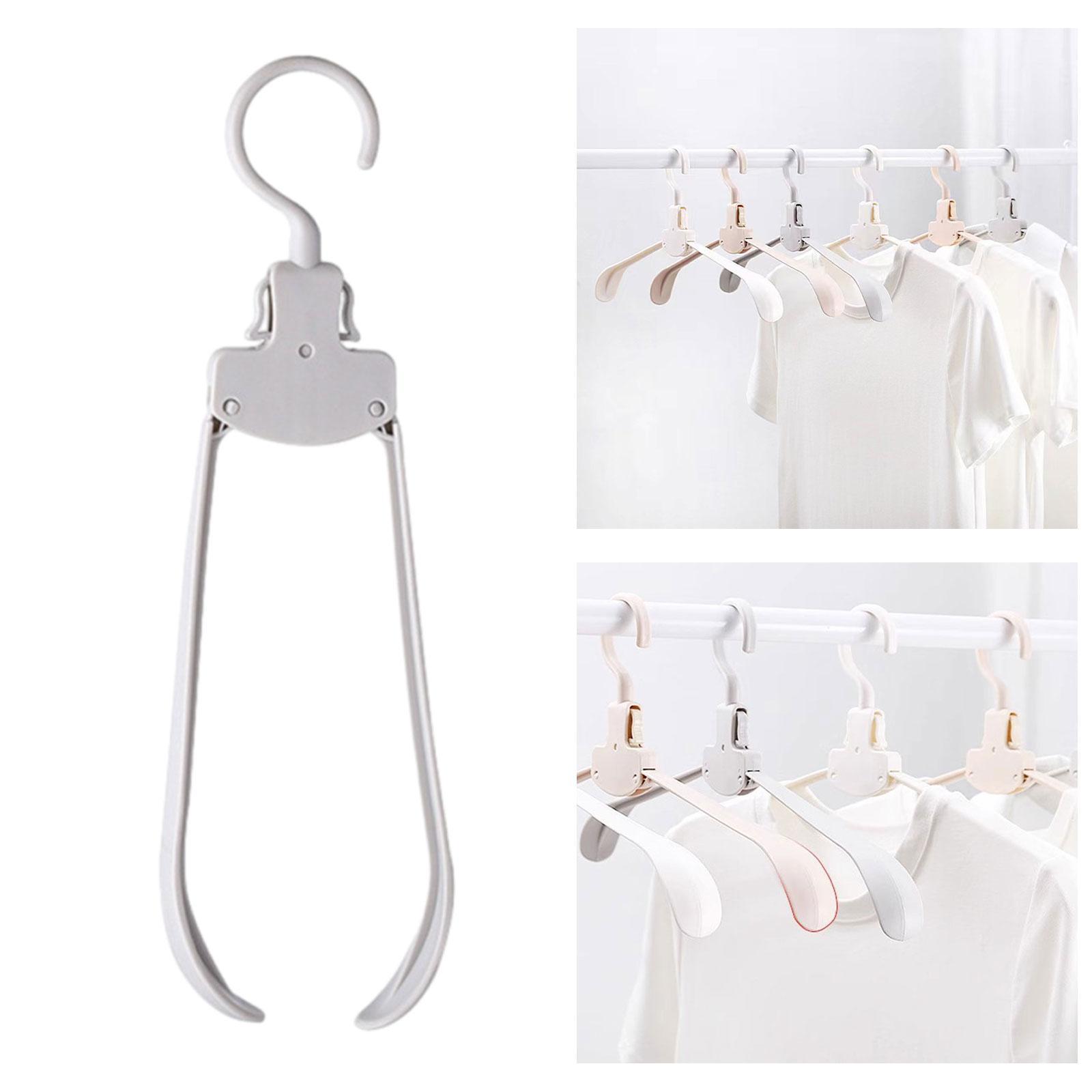 Foldable Travel Hanger Coat Hanger Collapsible Hanger for Dress Coats Shirts