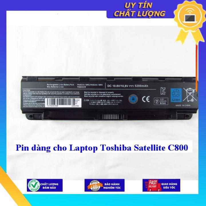 Pin dàng cho Laptop Toshiba Satellite C800 - Hàng Nhập Khẩu  MIBAT402